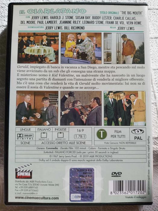 DVD Jerry Lewis - O CHARLATÃO [raridade]