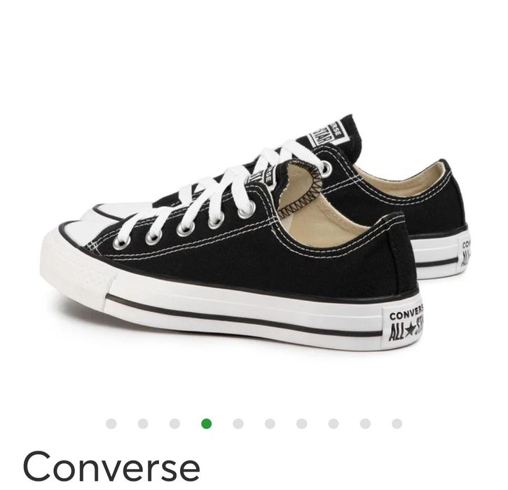 Converse Nowe extra Trampki Sneakersy niskie czarne rozm 36.5 _ 24 cm