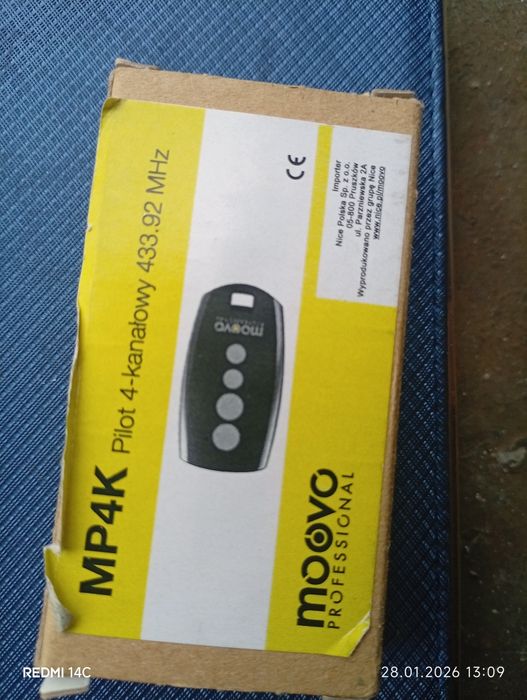 Pilot 4 kanałowy moovo MP4K