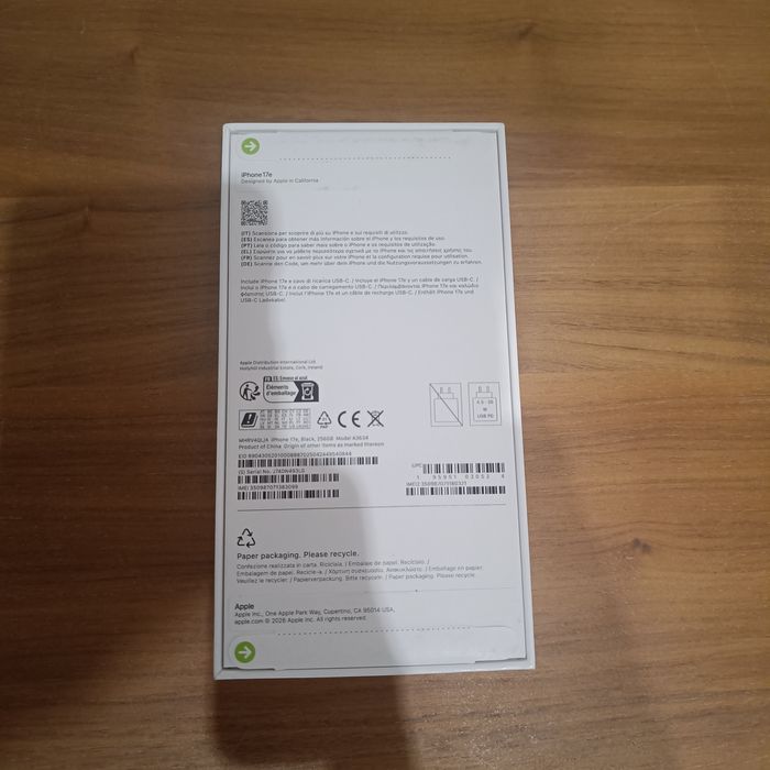 Iphone 17e NOVO SELADO