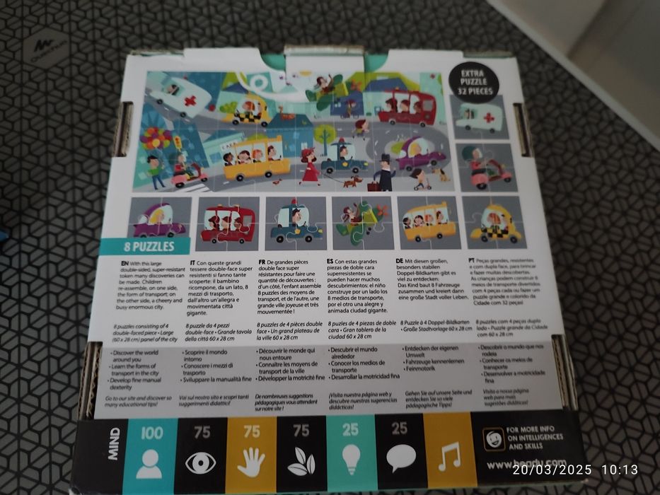 Puzzles Para crianças Headu64738894765827121