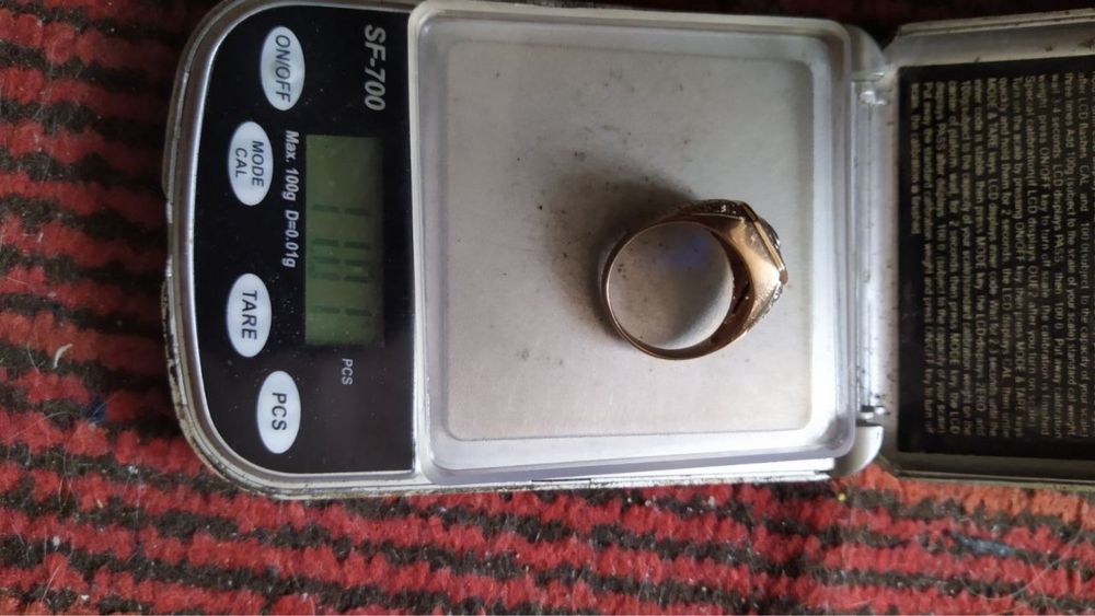 Чоловіча печатка перстень золото 585 проба