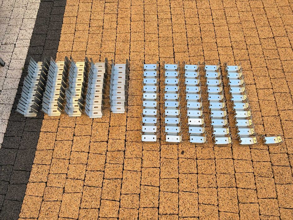 PROTEKTOR 50 x Wieszaki bezpośrednie 59–108mm do profilu CD 60/2 srebrne