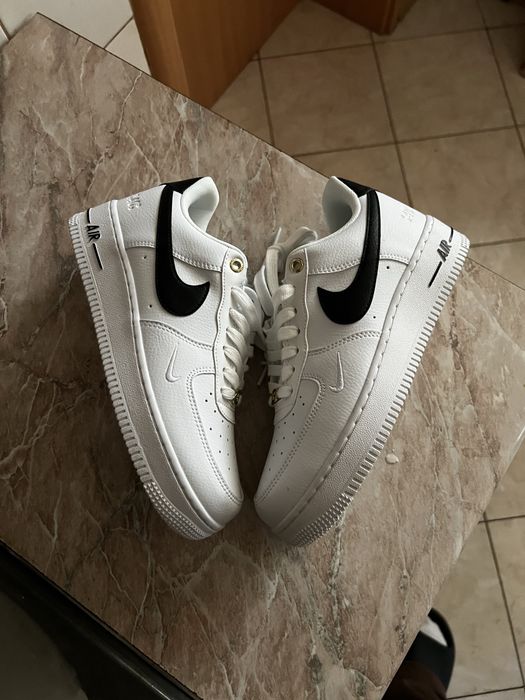 Nike air foce 1 czarno-białe unisex nowe