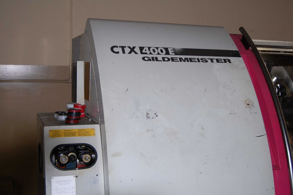 Tokarka CNC DMG Gildemeister CTX400 V5 Oś C wrzeciono przechwyt