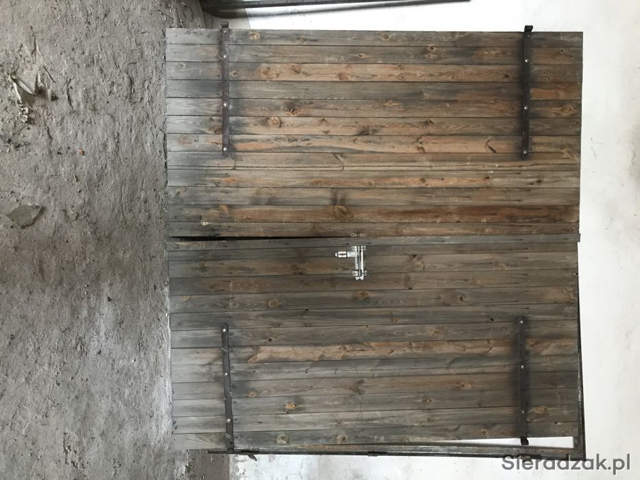 Brama drewniana dwyskrzydlowa 2,5mx 2,5 m