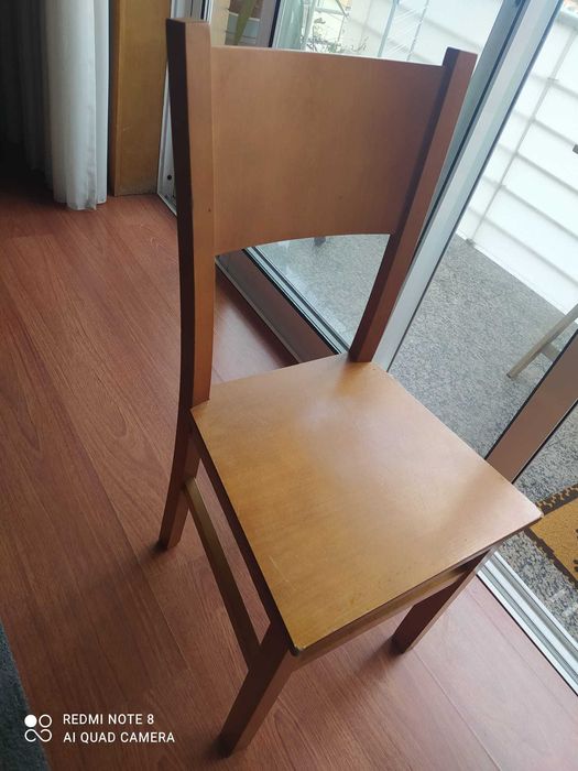 Mesa Cozinha Madeira com 4 cadeiras