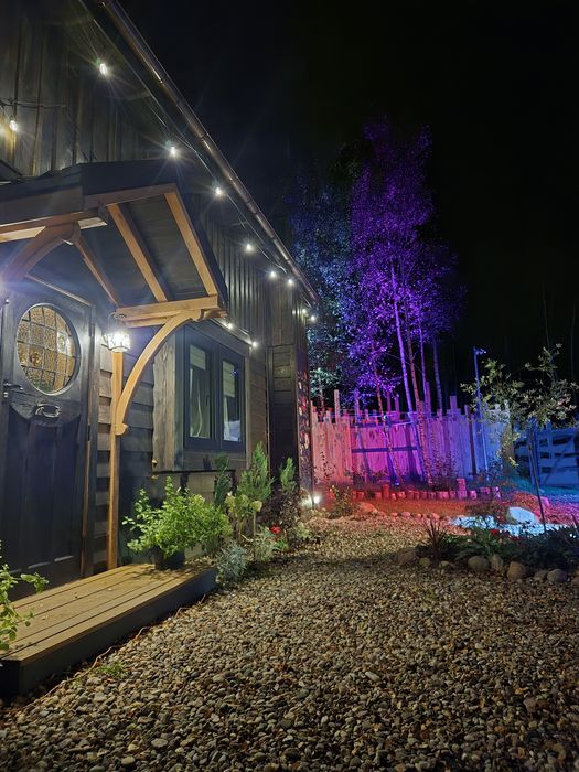 Oświetlenie dekoracyjne, iskry,  dym