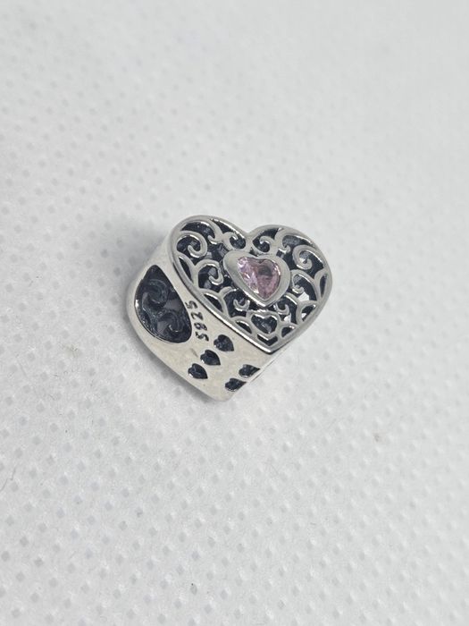 Charms srebrny s925. Serce