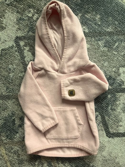 Рожеве худі для дівчинки.Розмір 62 + боді з довгим рукавом