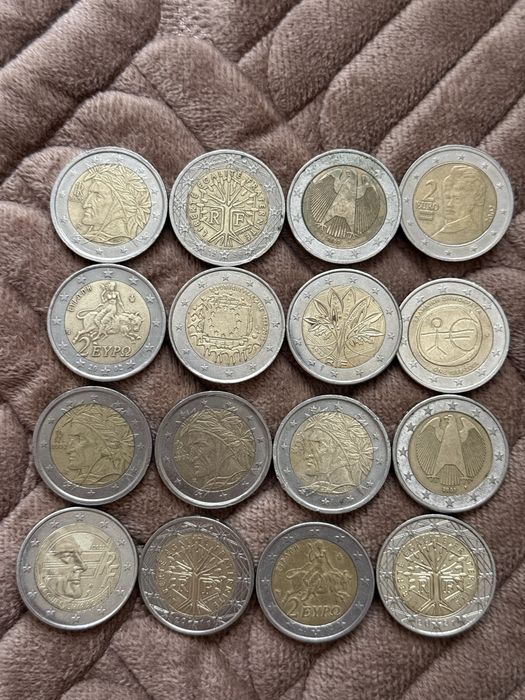 2 євро рідкісні монетт