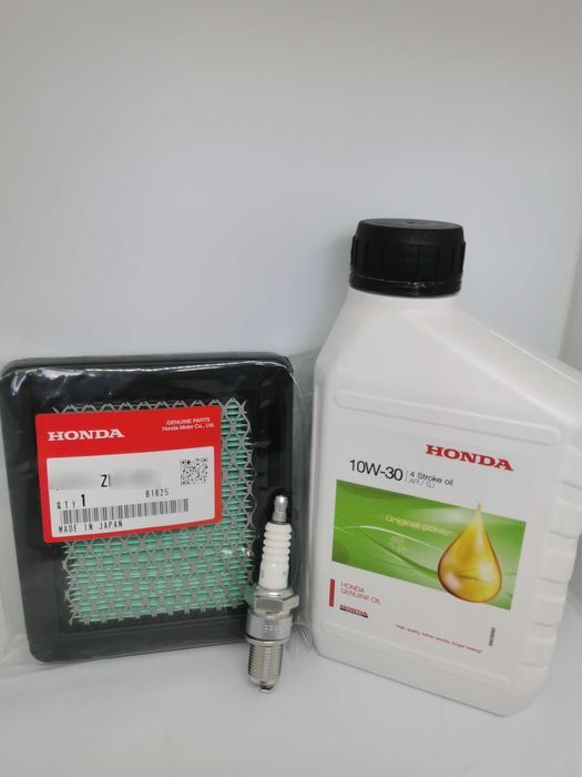 Kosiarka Honda zestaw na przegląd: filtr, olej, świeca