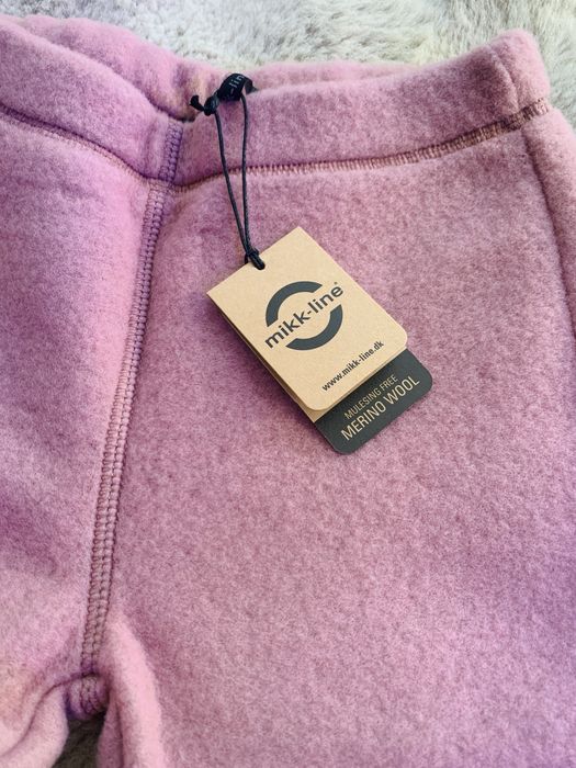 Spodnie haremki Merino welna r98 nowe