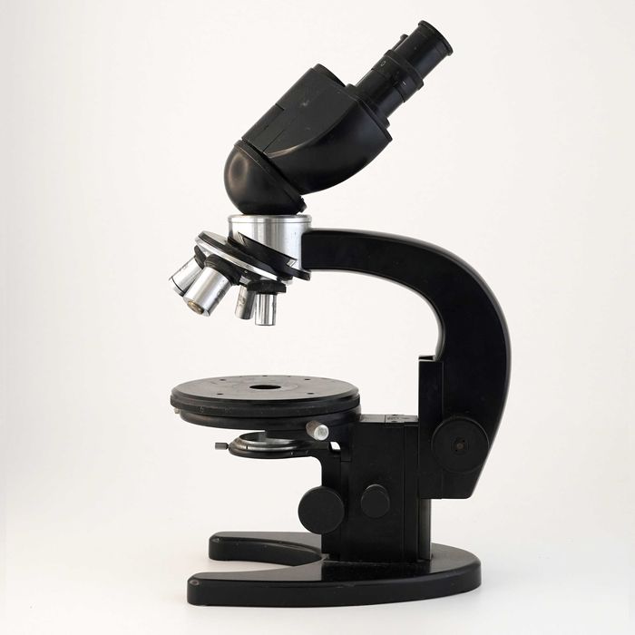 CARL ＺＥＩSS ＪＥＮＡ Винтажный микроскоп Carl Zeiss Jena 5x окуляр 40x объектив