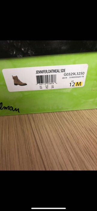 Botki kowbojki,motocyklowe firmy Sam Edelman model Jennifer rozmiar 43