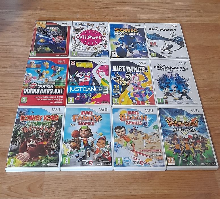 Jogos Wii Nintendo Wii (Originais Wii/Wii U)
