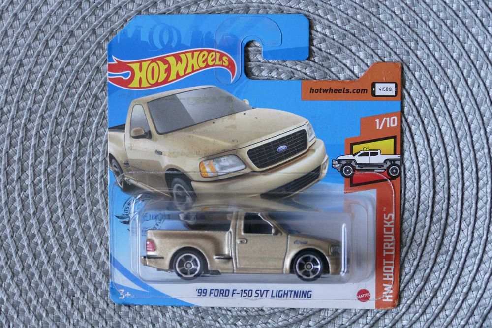 Hot Wheels autko "Resorak" '99 FORD F-150 SVT LIGHTNING edycja 2020r.