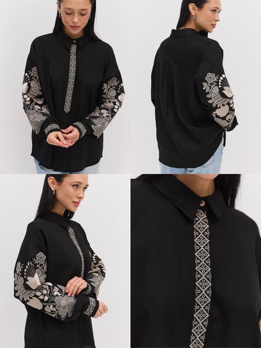 Модна вишиванка. Сучасна вишита сорочка. 4кольори!