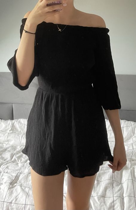 Kombinezon czarny 38 M bershka