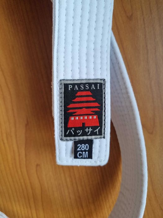 Biały pas Karate 280 cm