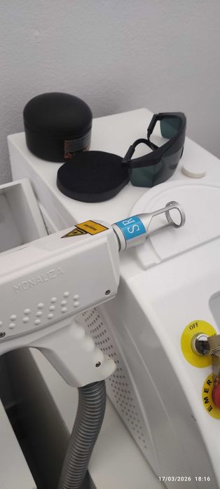 Laser NdYag para remoção de tatuagem e peeling de Hollywood