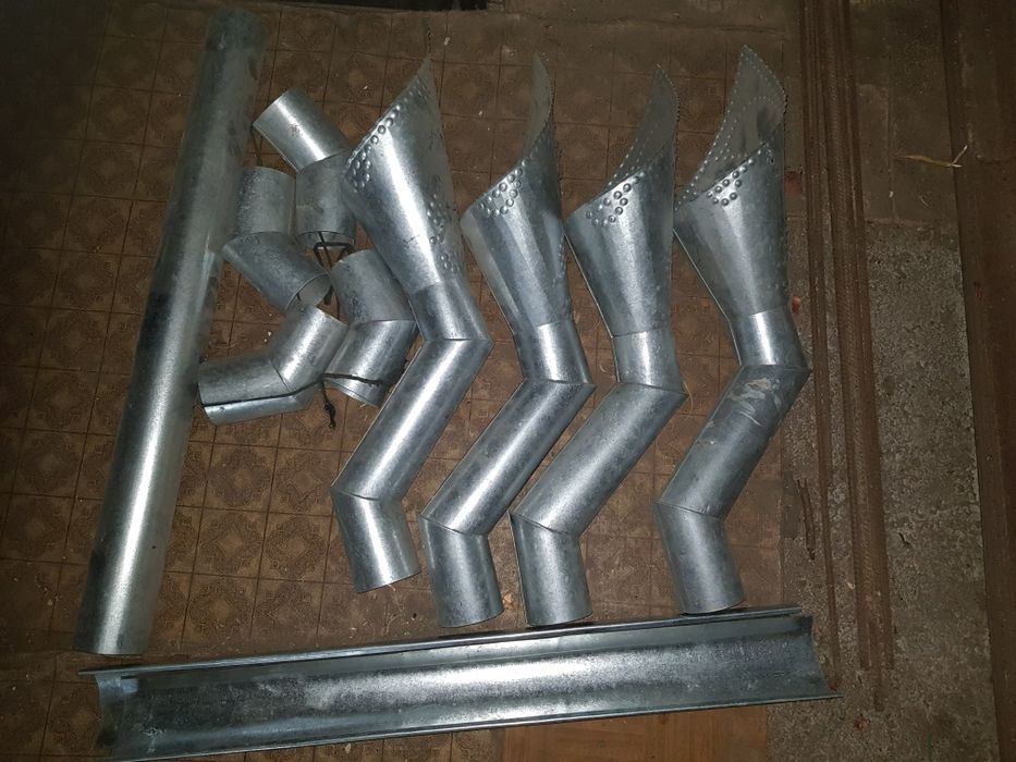 Водостоки на двускатную крышу 13м