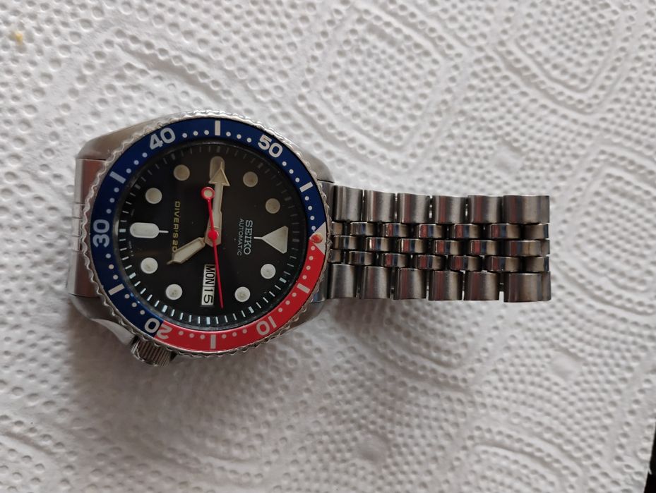 Seiko scuba automatic po serwisie na gwarancji
