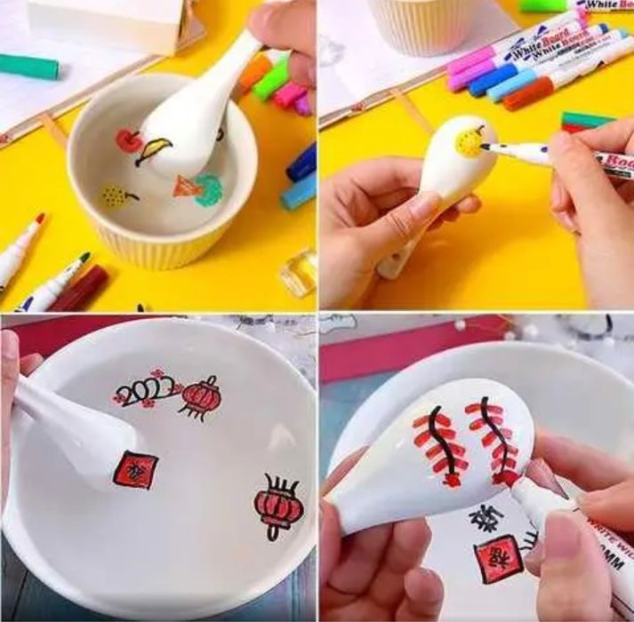 Водні маркери, фломастери для малювання на воді 12 штук