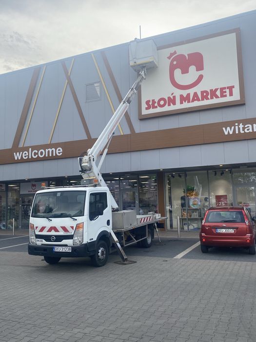 Podnośnik koszowy na busie wynajem