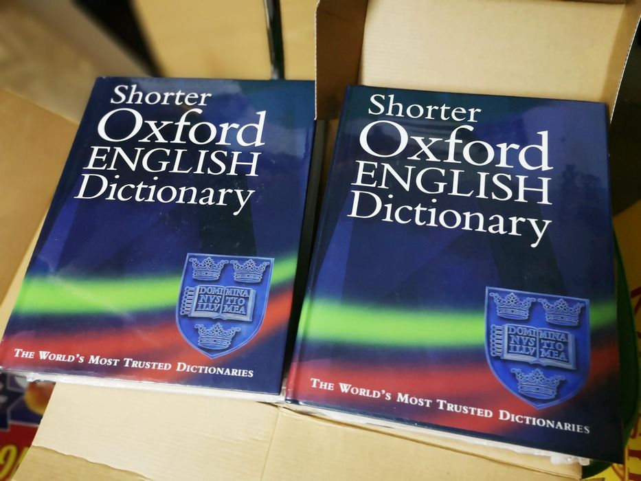 Shorter Oxford English Dictionary, 2 volumes novos dicionário inglês
