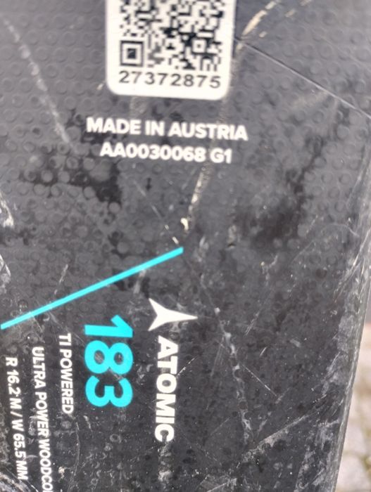 Narty Atomic redster X9S 183cm gotowe do sezonu