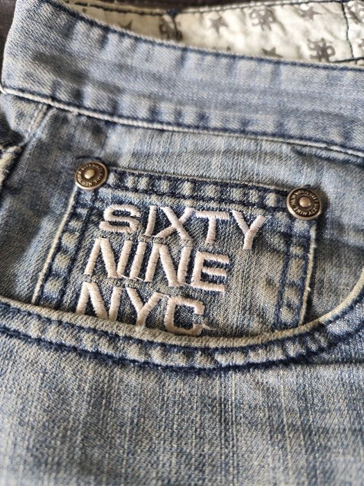Spodenki jeansowe, dżinsowe, skate street 69 NYC 42 XL