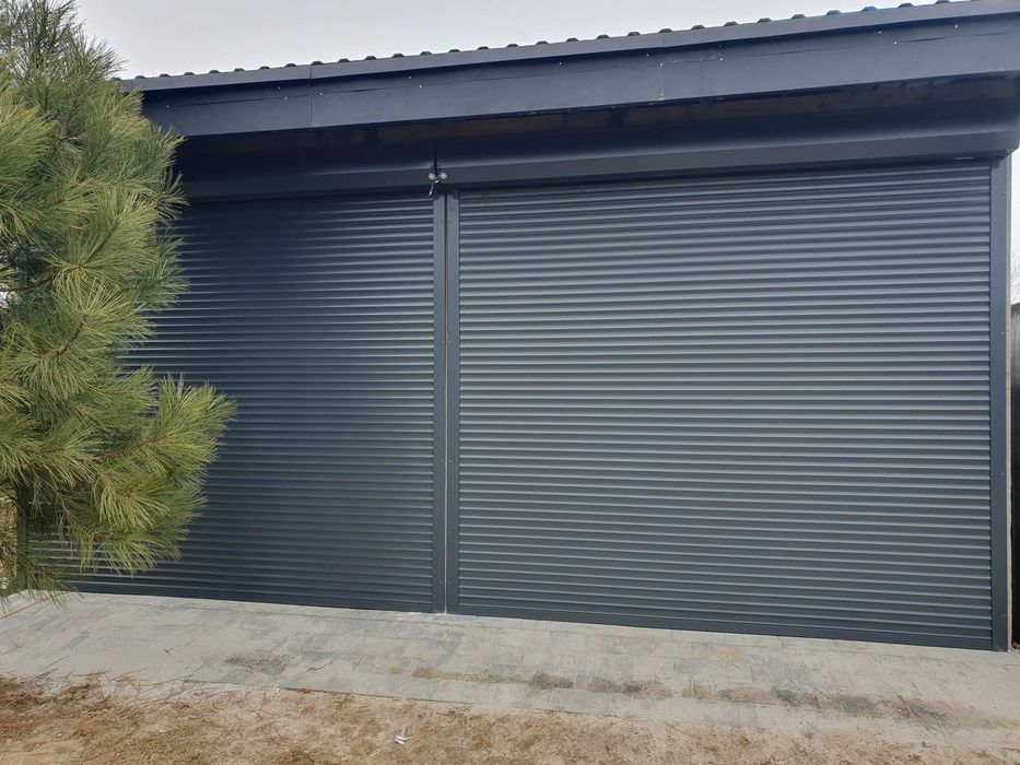 Brama rolowana Pa 77 Antracyt 250x200