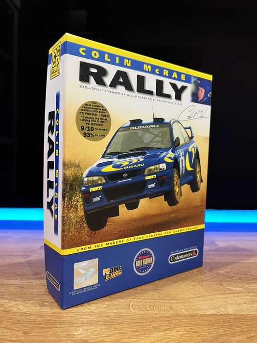 Colin McRae Rally 1 (PC EN 1998) BIG BOX angielskie premierowe wydanie