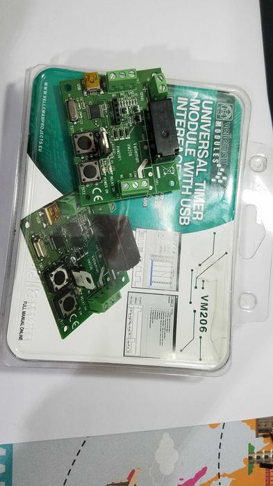 Módulo - Temporizador Universal com Interface USB - VM206 Velleman
