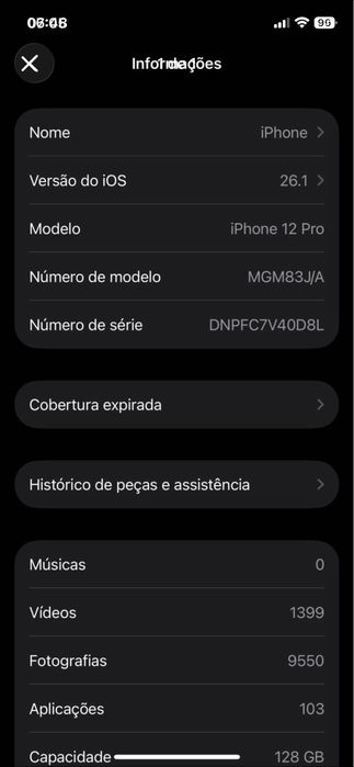 Iphone 12 pro 126gb
