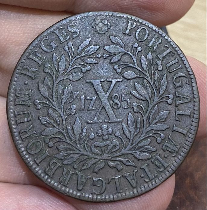 Moeda  299 - X Reis D MARIA/PEDRO 1785