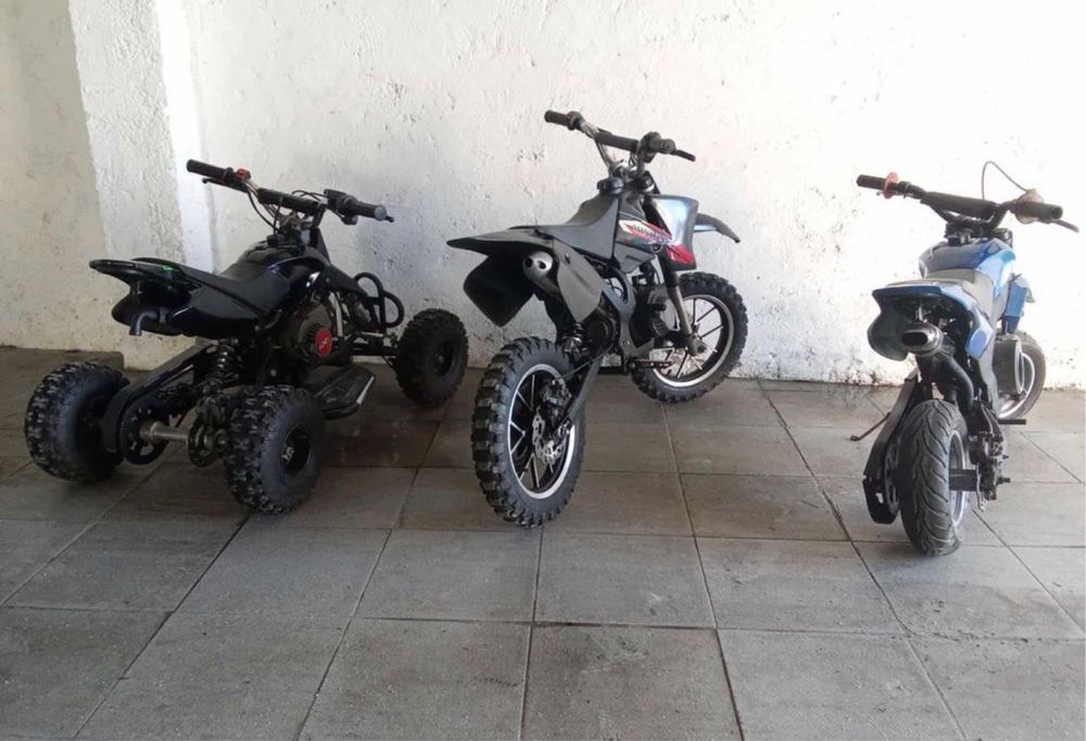 3 mini motas 49cc