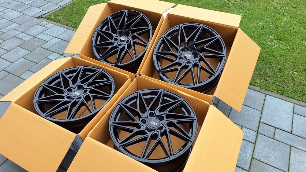 Nowe Alufelgi 5x112 R18 Audi A3 A4 B8 B9 A5 A6 C7 Q3 Q5 Vw Golf Skoda