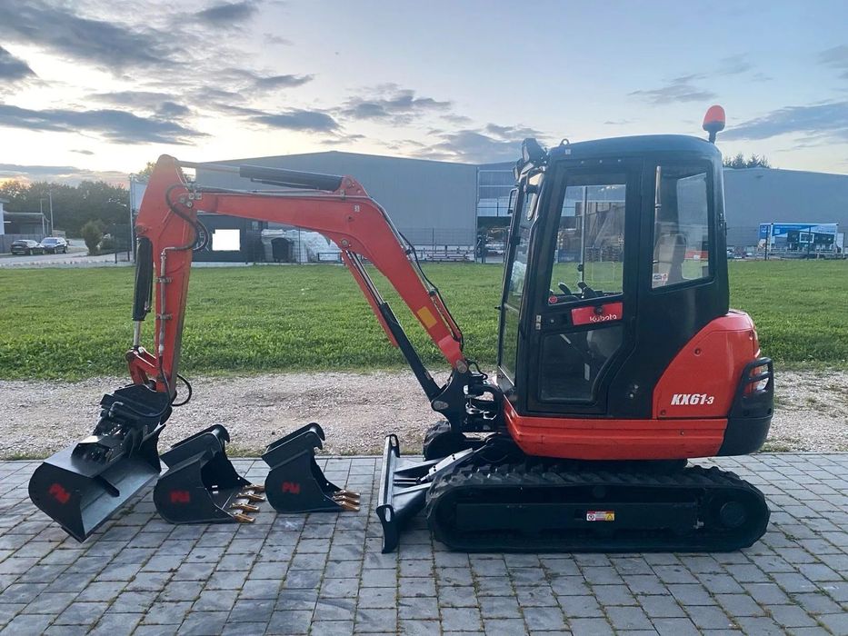 Kubota KUBOTA KX 61-3m  MINIKOPARKA, 2,6 TONY, KOPARKA , 2015