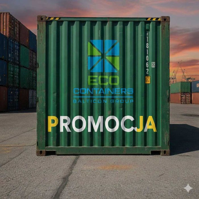 Okazja uszkodzony kontener morski magazynowy 40 HC TANIO