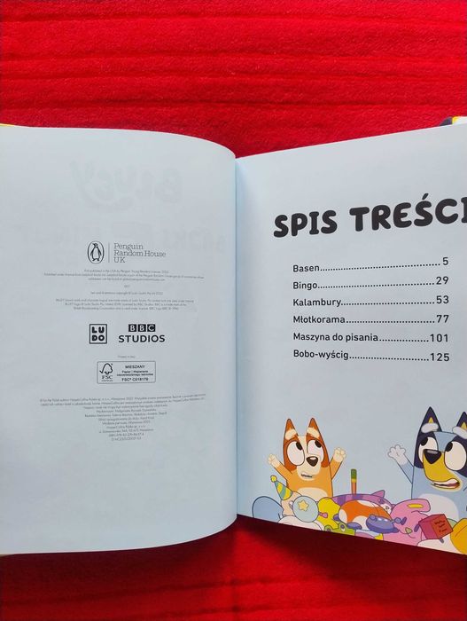 Bluey - Bajki 5 minut przed snem+ 2 maskotki