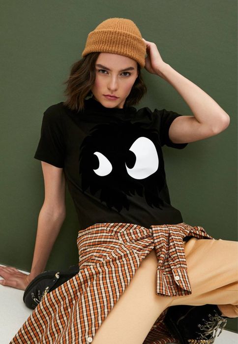 футболка McQ Alexander McQueen с принтом «Monster Eyes».