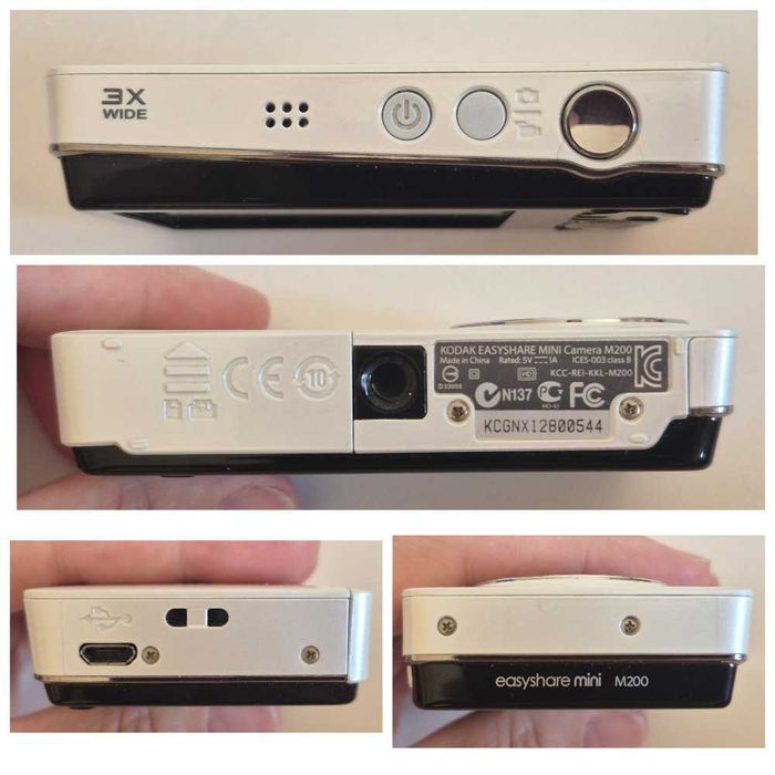 Компактный цифровой фотоаппарат Kodak EasyShare Mini M200, 10.0 MP