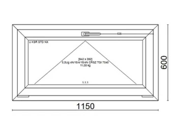 Tanie Plastikowe Okno PVC Veka Trzyszybowe Uchylne Na Wymiar Do Domu
