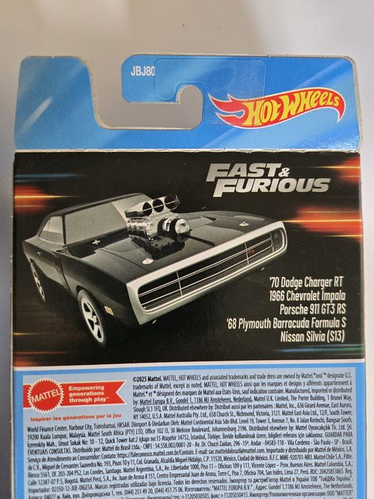 Hotwheels Set FastFurious, Velozes e furiosos diecast miniatura