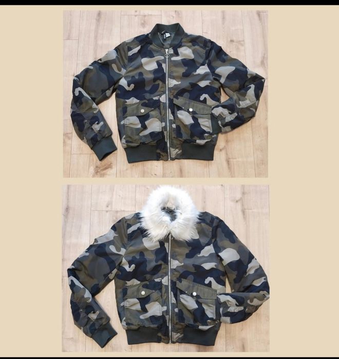 Kurtka bomberka moro h&m Duvided 34
