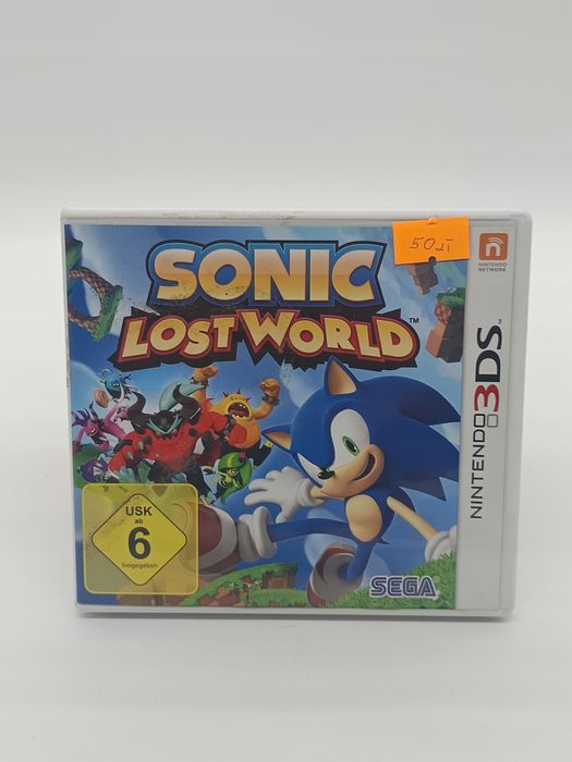 sonic lost world nintendo 3ds samo pudełko + instrukcja