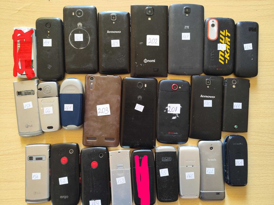 продам лот б/у телефонов Nokia, Huawei и др.