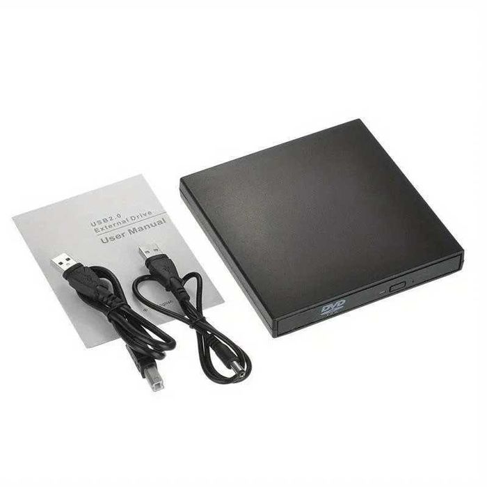 Leitor CD e DVD R CD ROM DVD ROM externo USB computador portatil NOVO